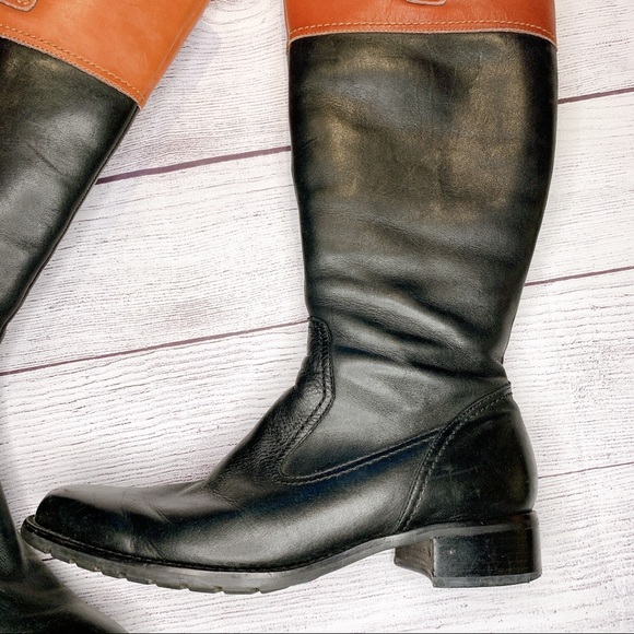 ECCO leather riding boots size 38 - Picture 2 of 10